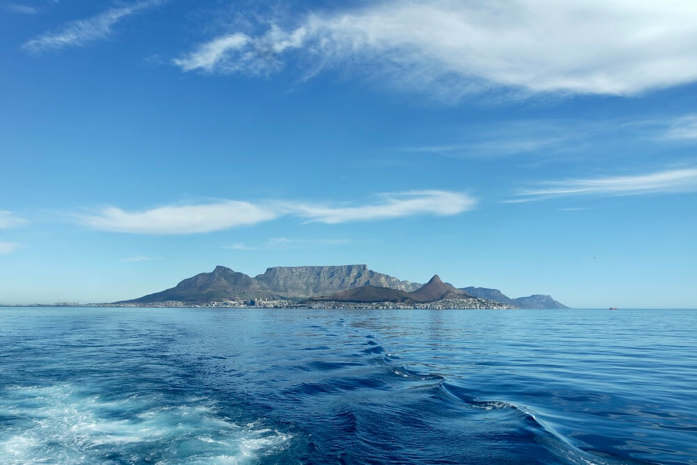 Cape Town - Robben Island from the sea
