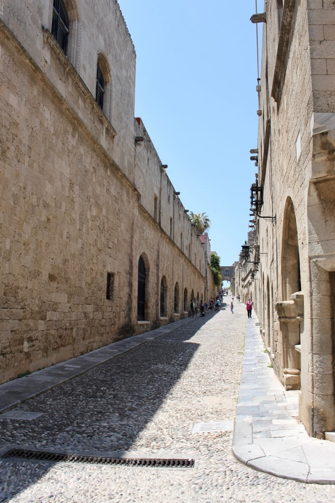 Lindos - cobbles stone streets