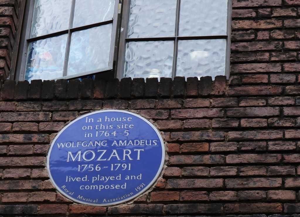 Facts about Soho - Mozart Plaque