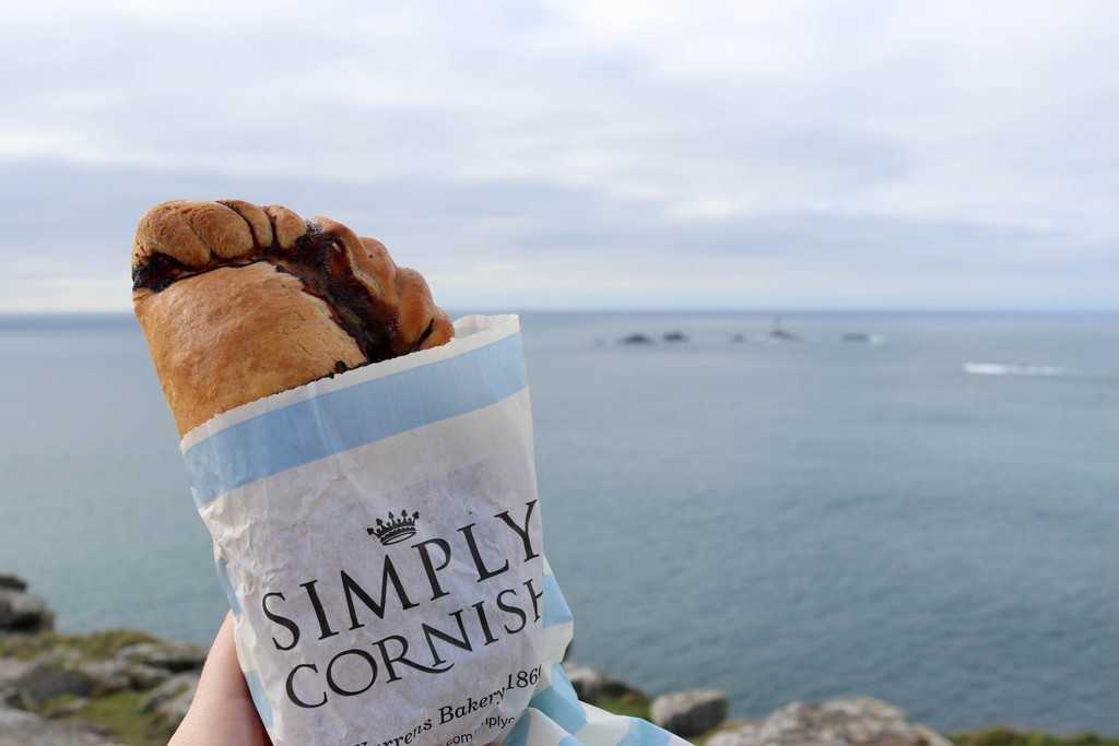 South West Cornwall - cornish pasty in a paper bag
