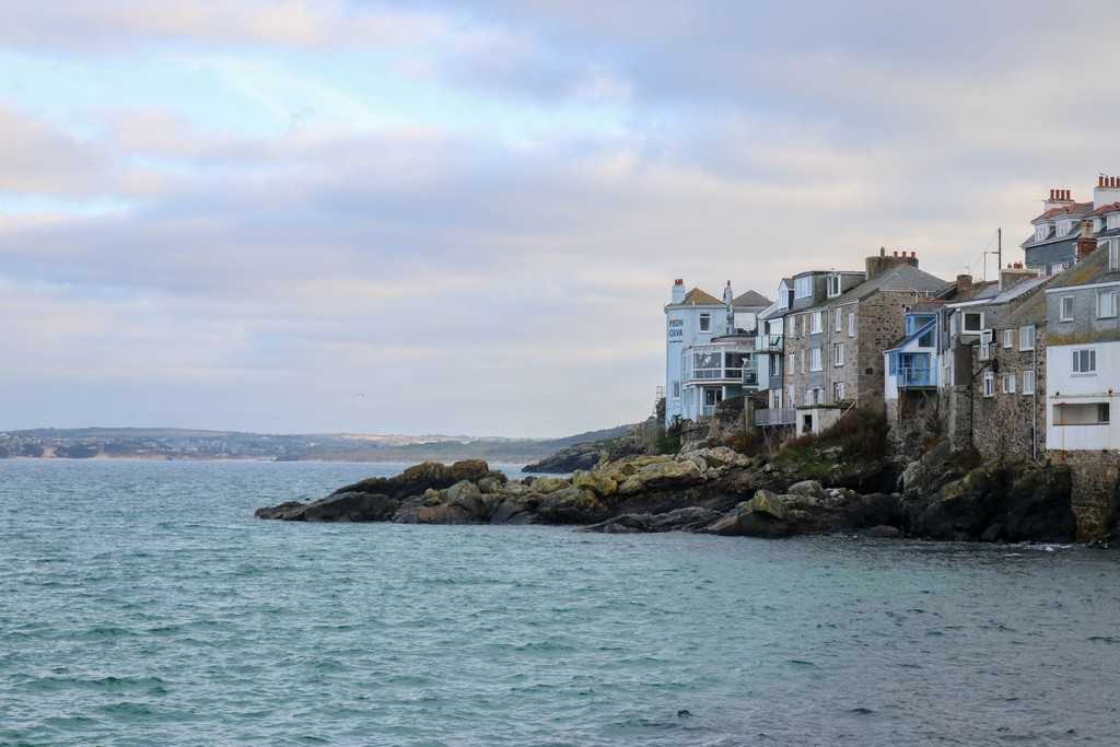 South West Cornwall - buildings on edge of water