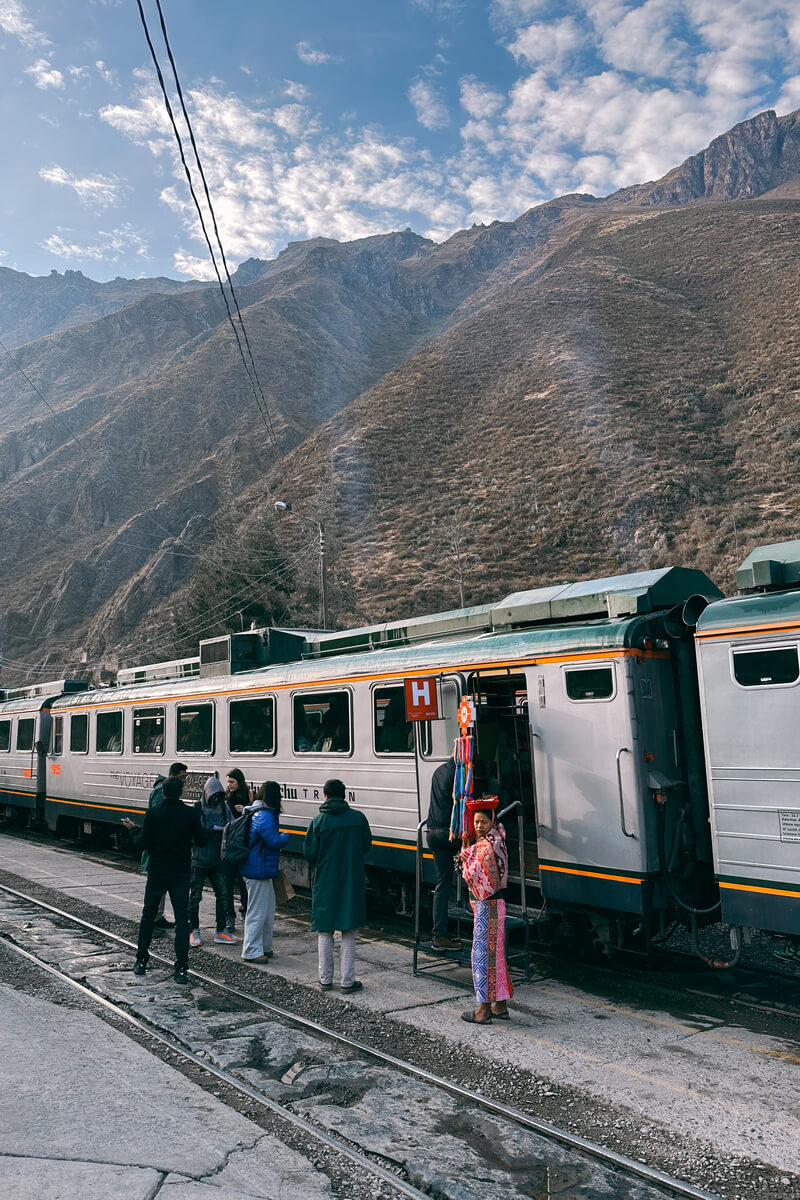 Machu Picchu Inca Rail train - 3 weeks in Peru Itinerary - Travel Between The Lines