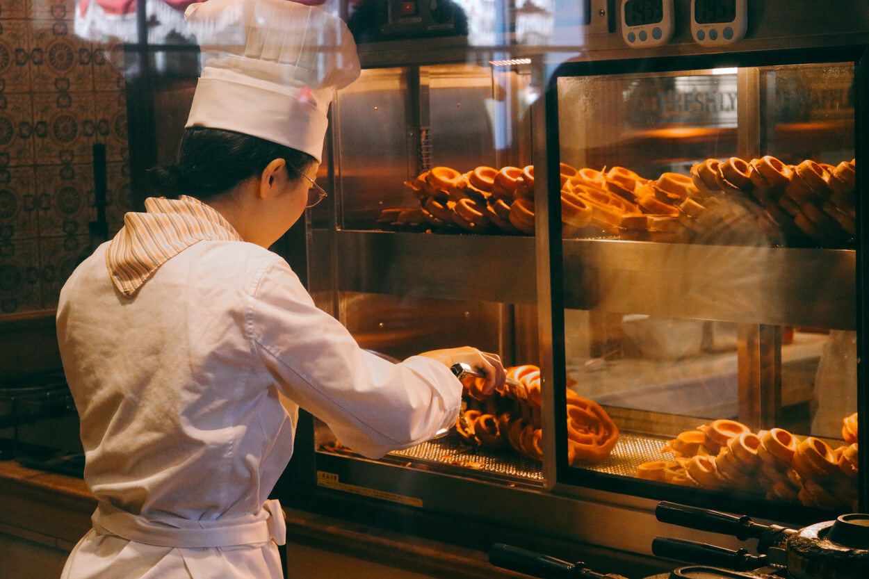 mickey waffles - Tokyo Disneyland food